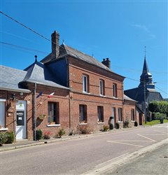 La mairie, route de Criel - Saint-Riquier-en-Rivire
